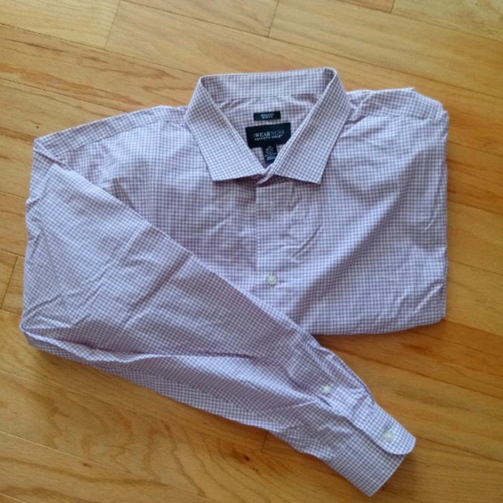 Men's Kenneth Cole 20 36/37 Tall Long Sleeve Shirt - Big & Tall